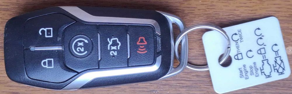 Ключ Ford Fusion (Edge) 15-18 smart, 5 кнопок