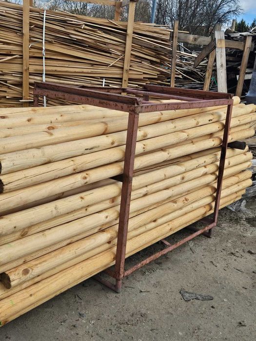 Słupki ogrodzeniowe, pale, stemple budowlane ogrodzenie 180 - 260cm