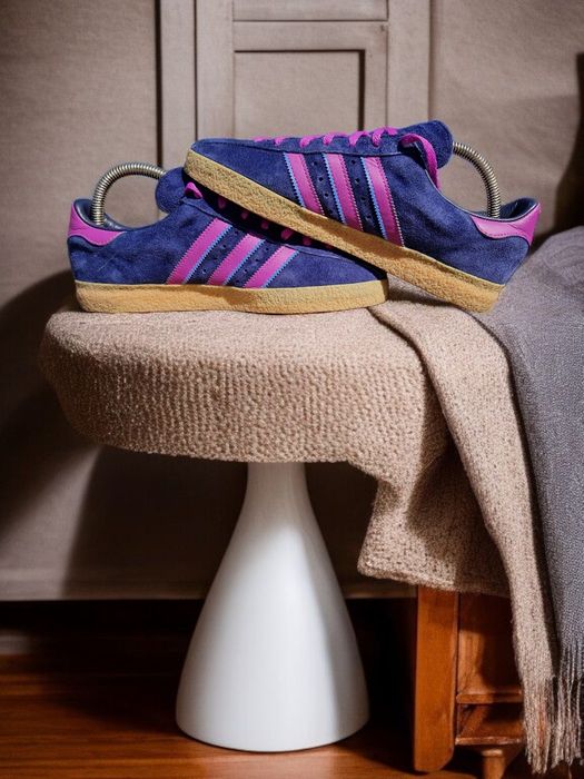 Оригінальні кросівки adidas yabisah blue purple special samba gazelle city