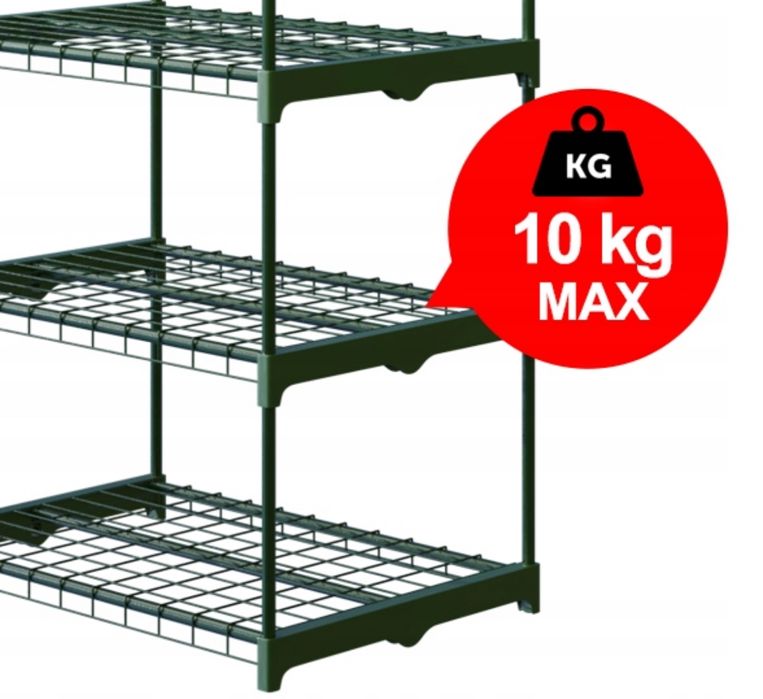 Mini Szklarnia Ogrodowa Balkonowa 160x70x50 cm Regał na Kwiaty Tunel