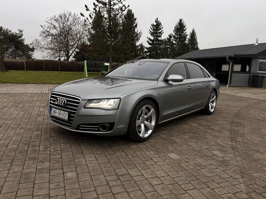 AUDI A8 D4 LONG full opcja 4.2 tdi 351km. Pierwszy własciciel w kraju