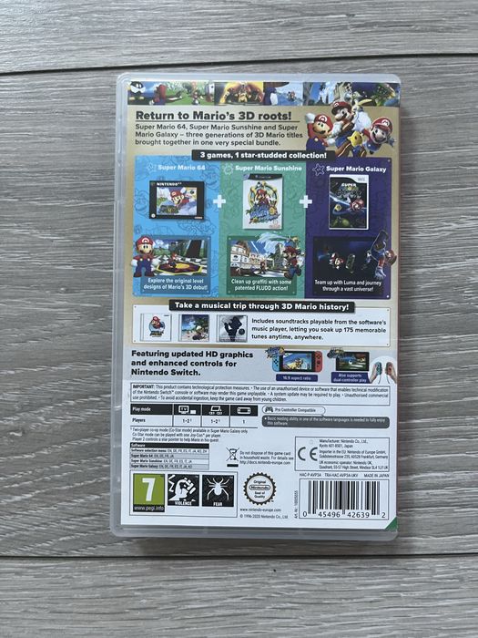 Super Mario 3D All-Stars (Nintendo Switch) – Stan prawie idealny, Gratka dla kolekcjonera