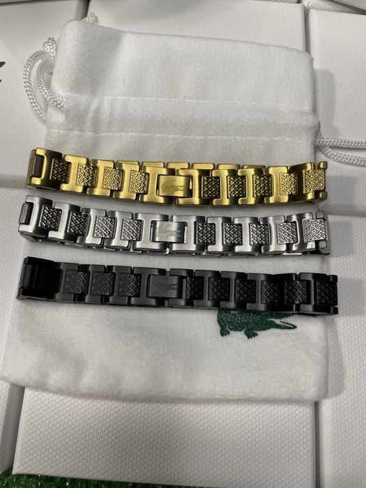 ‼️Акція‼️ Браслет Lacoste/Браслет лакоста/Браслет на руку/Сірий|