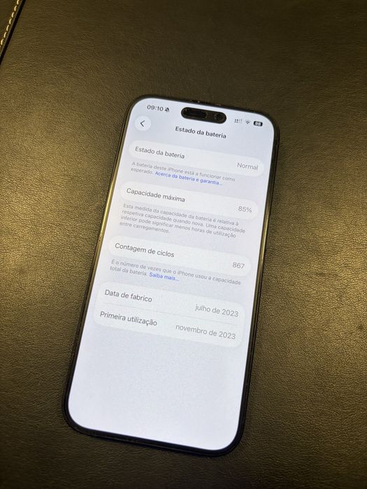 Iphone 15 pro azul escuro 256gb