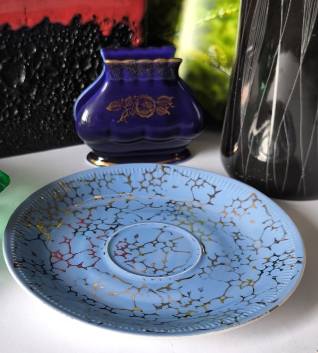 Spodek Włocławek piękna stara porcelana