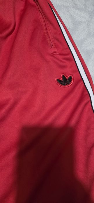 Calças de fato de treino Adidas Benfica – Vermelhas
