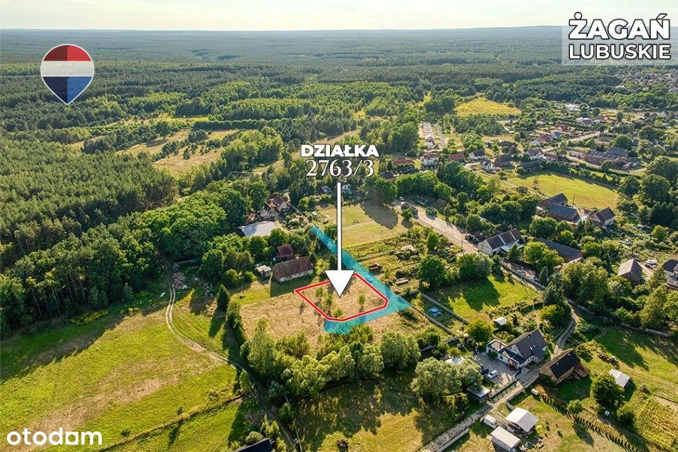 Na sprzedaż działka 1.065 m² / Oś. Moczyń, Żagań
