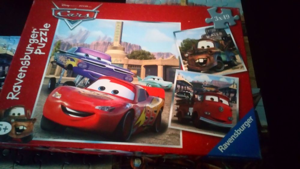 Puzzle 3 w 1 z serii Cars