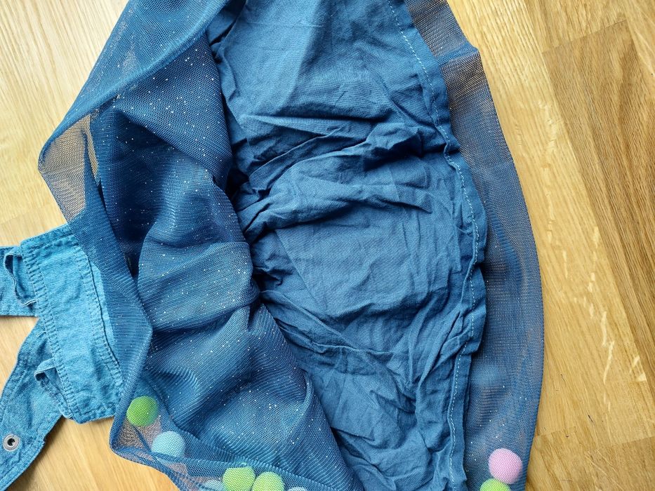 Sukienka jeansowa tiul 62