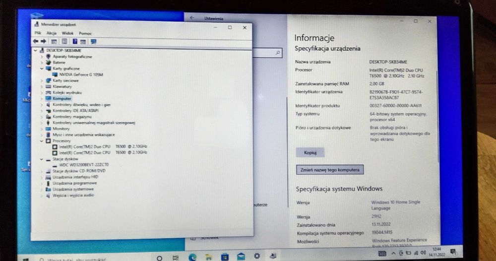 Laptop Pacard Bell Easynote TJ65