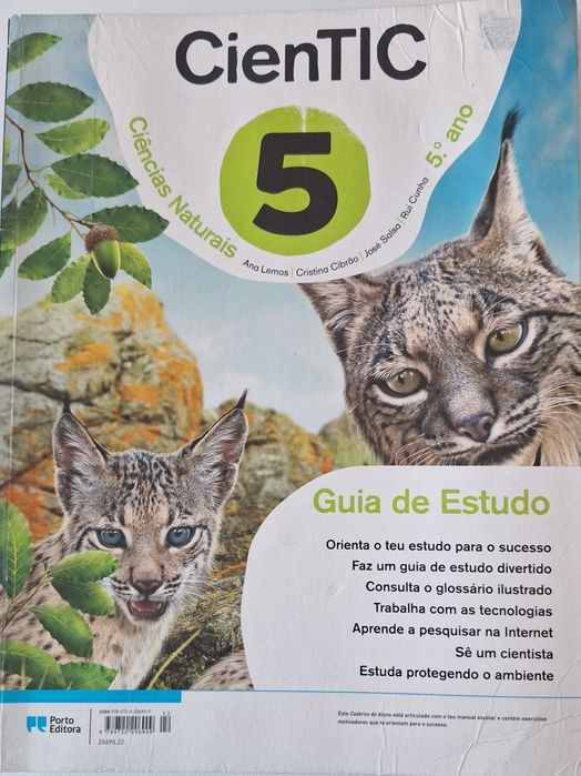 Livro escolar de Ciências Naturais do5° ano