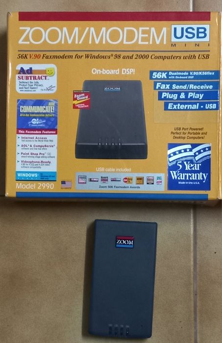 Modem para ligar à internet