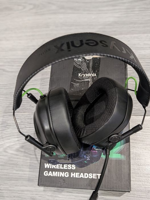 Бездротові ігрові навушники Krysenix KGH2 RGB Bluetooth