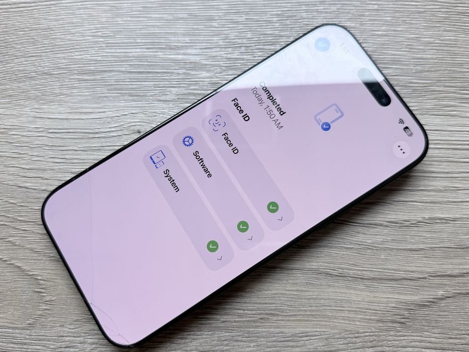 Oryginalny aparat TrueDepth FaceID Apple iPhone 16 Pro Max naprawa demontaż wymiana