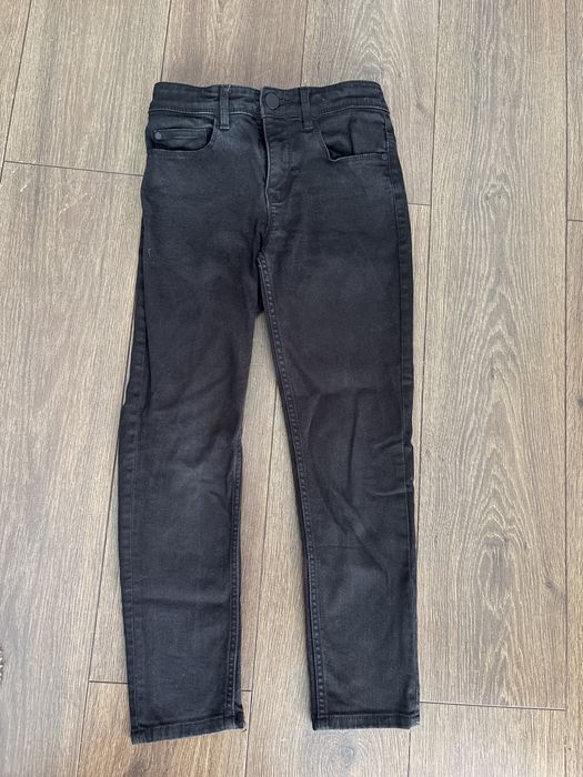 Next spodnie czarne jeans skinny rozm. 146