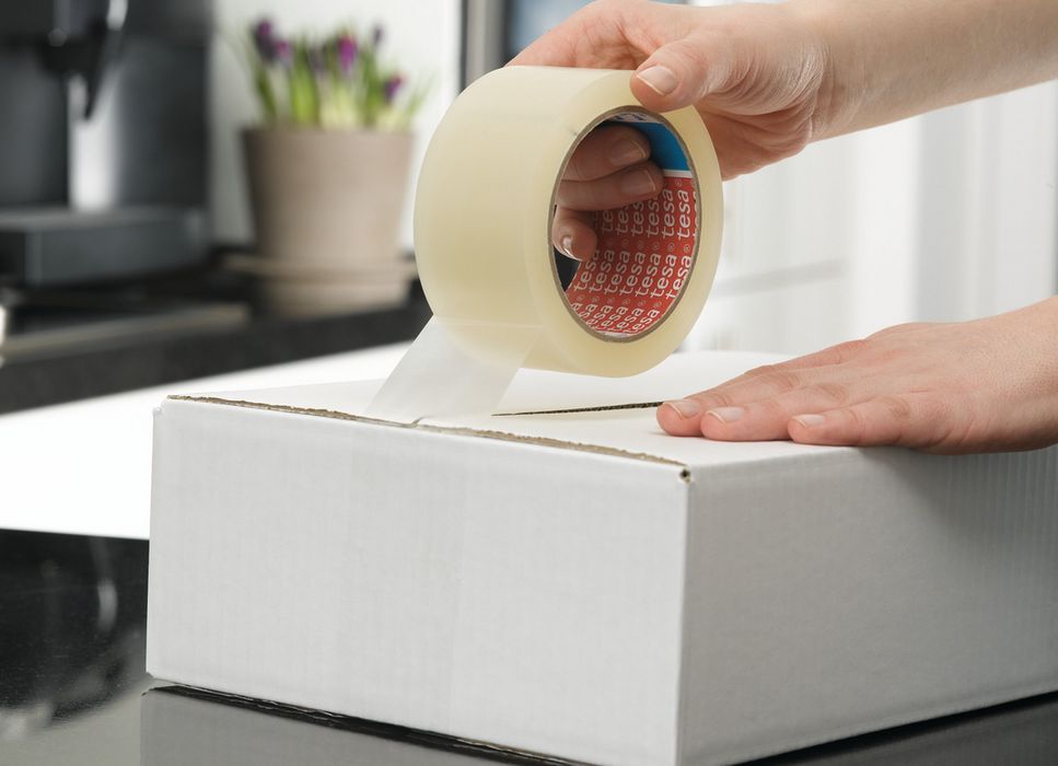 Tesapack Strong Taśma Klejąca Pakowa Mocna Przezroczysta 66m x 50mm