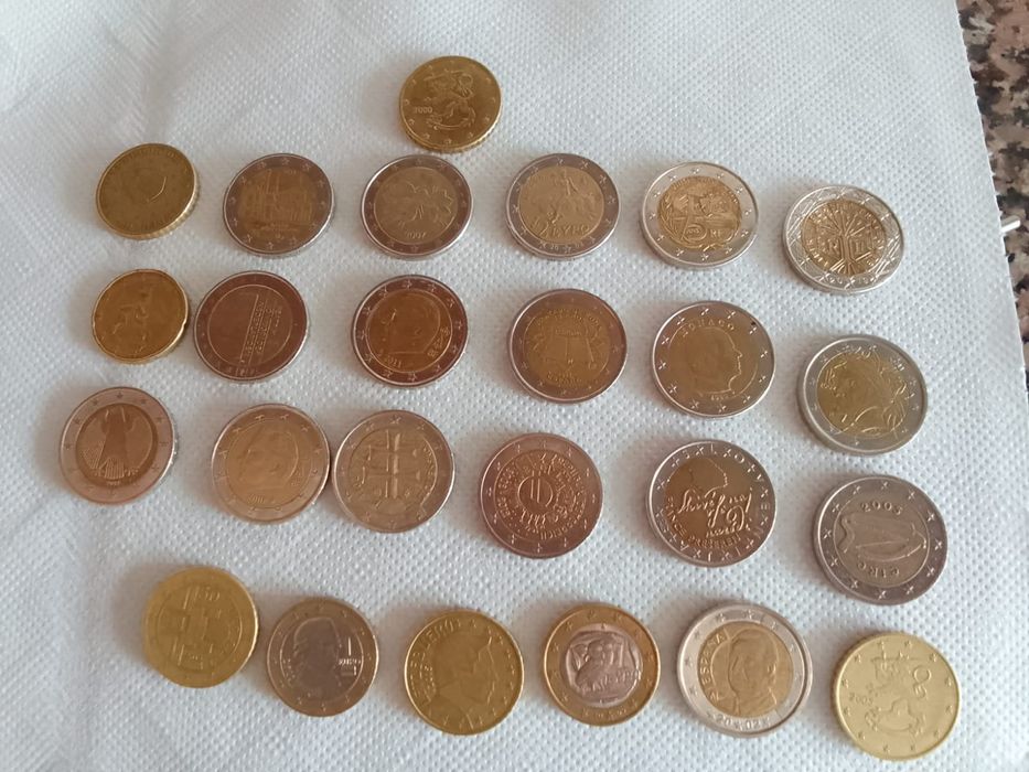 Moedas raras diversas
