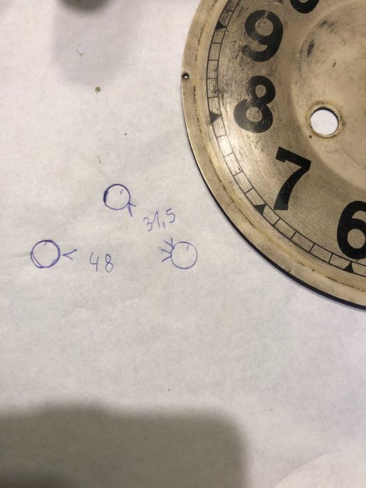 Stare tarcze zegarowe Gustav  Becker dwie sztuki