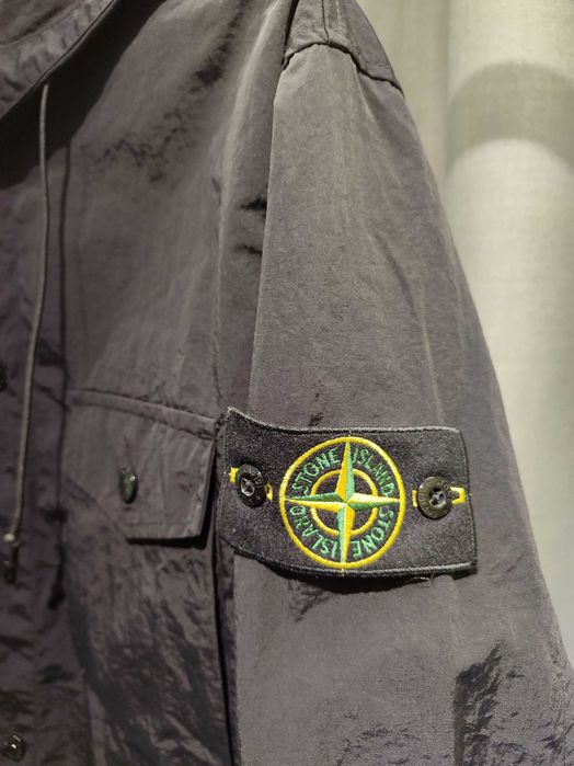 Куртка STONE ISLAND 12408 Hooded Overshirt Black SI0107-BK