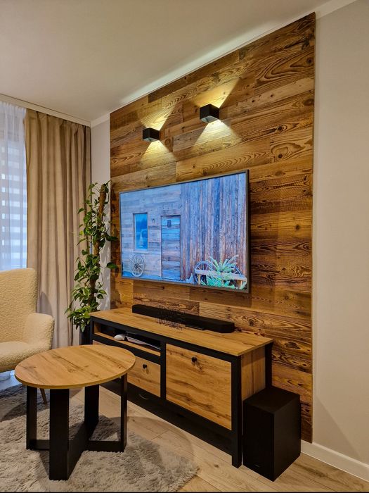 piękne stare drewno stare deski ścienne lamele rustykalne boazeria