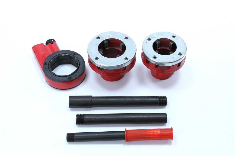 Gwintownica hydrauliczna do rur zestaw narzynek ręczna 2el 2" 1,5"