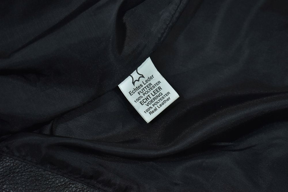 Ramoneska Skórzana Kurtka Męska Biker Jacket 56