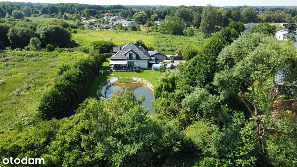 173m2 + 51m2,Mała Nieszawka, działka 3020m2, staw!