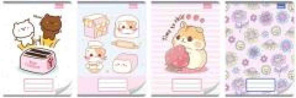 Zeszyt A5/16K kolor 3-linie Dziewczynka (20szt) Beniamin folia,165x211