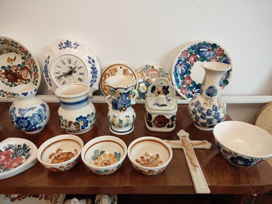 Zestaw porcelana Włocławek - fajans, PRL