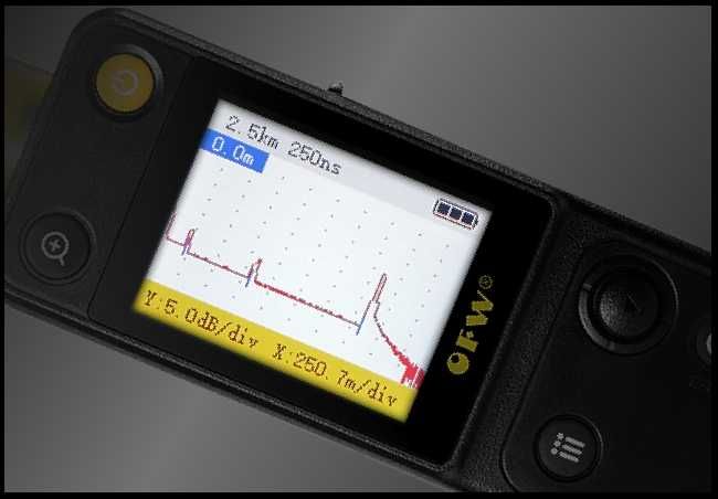 OFW FWV-100-v10, оптичний рефлектометр до 20км