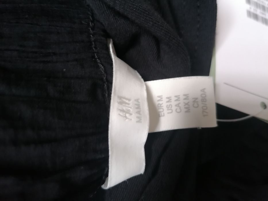 Spodnie ciążowe, luźna, szeroka nogawka, H&m mama, rozmiar M