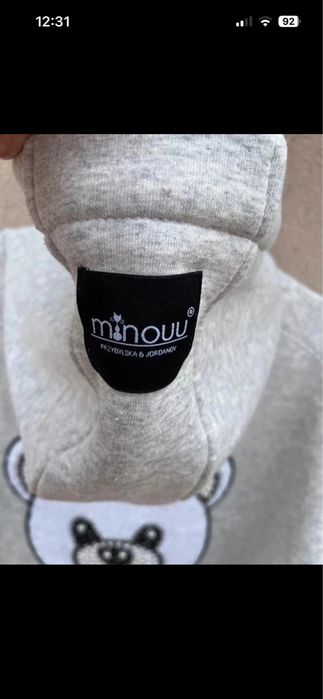 Bluza Minouu toy mis szara