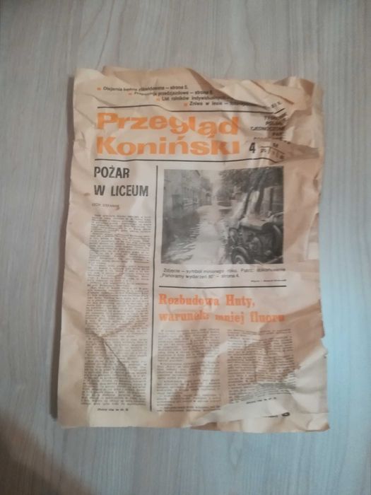 Przegląd Koniński Tygodnik PZPR z 1981 roku