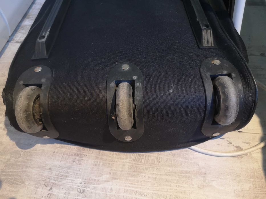 Torba podróżna na kółkach A3 CZARNY