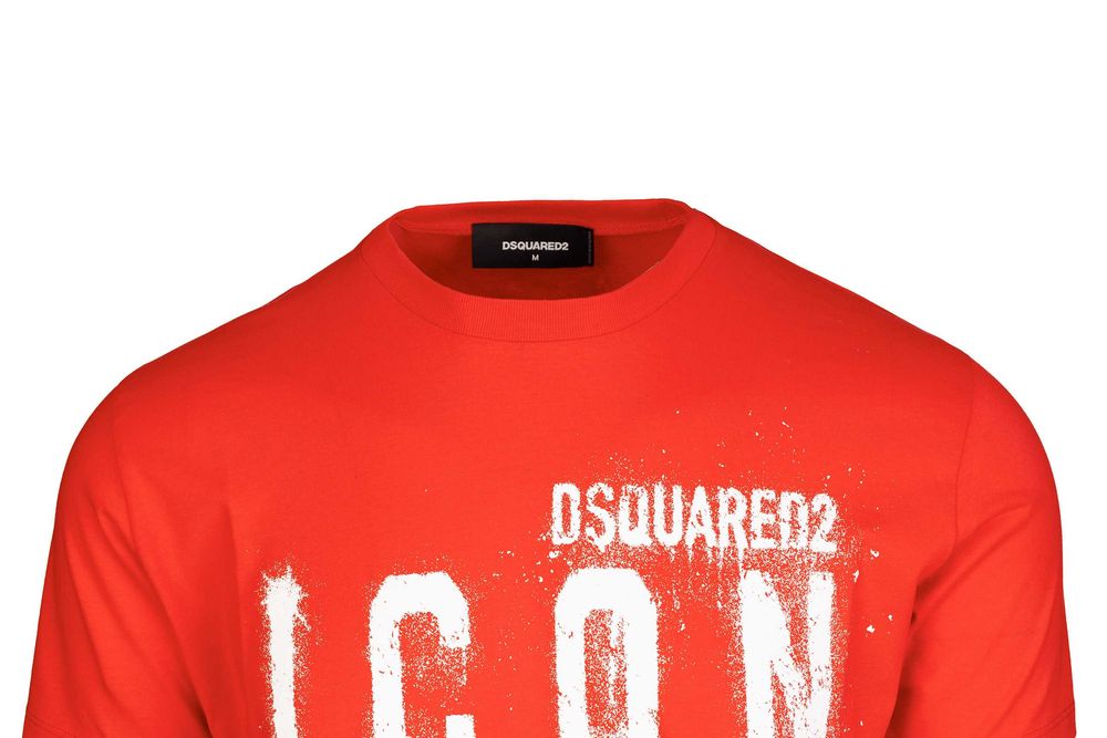 DSQUARED2 włoski t-shirt koszulka ICON RED