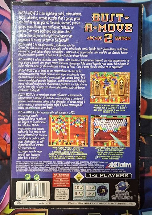 Bust a move 2 Arcade Edition Saturn