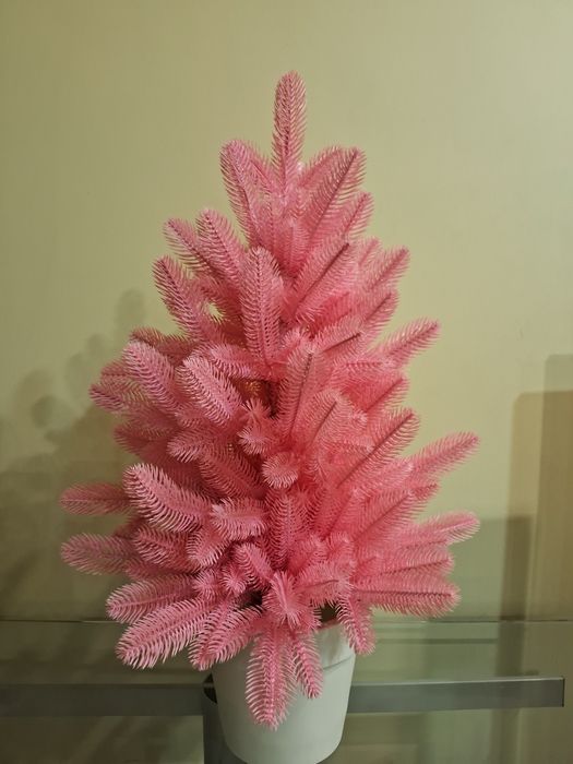 Лита Рожева Ялинка , Гілочки Ялинкі Декор Новорічний