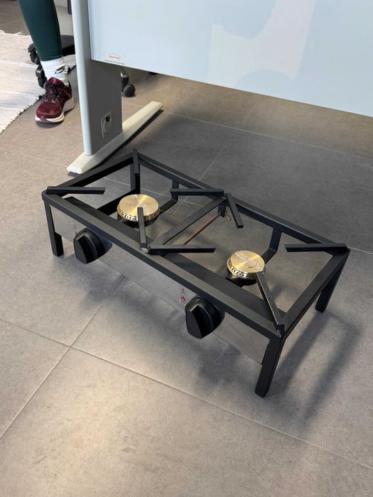 Trempe/ Fogão aranha 2 Queimadores 100-80 NOVA