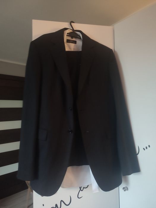 Zestaw garnitur ze spodniami i koszula M/L