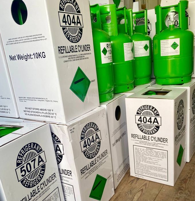 Czynniki chłodnicze, freon R134A, R1234yf, r32, R404a, r507a, r410a