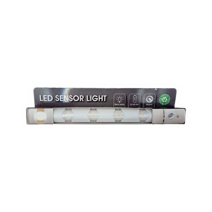 Lampa led do garderoby, biała, czujnik zmierzchu