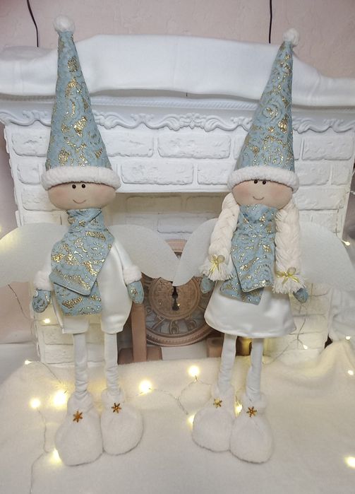 Ангел рождественский 96 см, декор під ялинку, новорічний декор, янголи