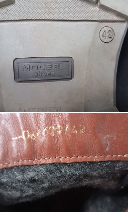 Зимние кожаные ботинки на овчине, р 42 (27,5см.)