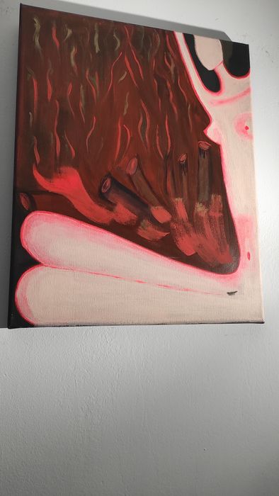 Akt abstrakcyjny ,kobiecy nowoczesny