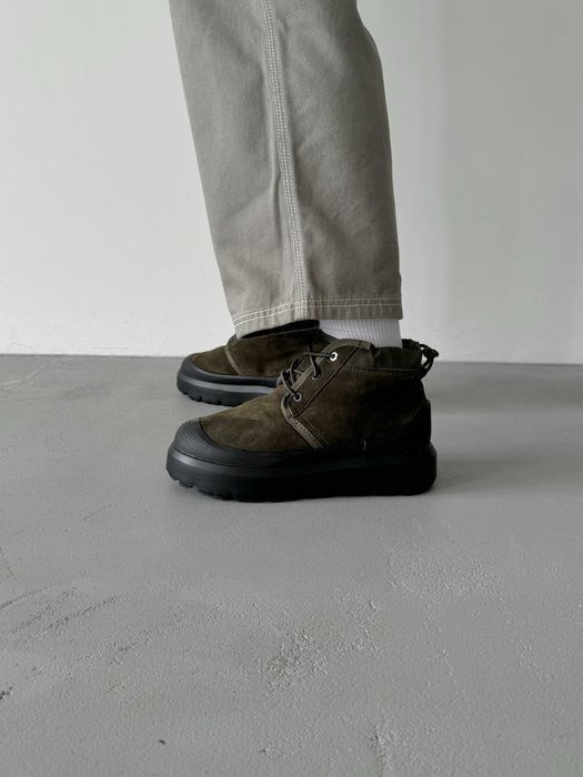 Уггі UGG Neumel Hybrid Khaki premium натуральні замша та овчина