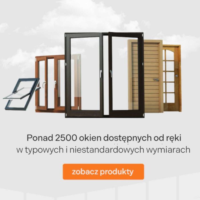 Okno balkonowe PCV 86x210 BIAŁE 3szyby PROMOCJA cena HIT!