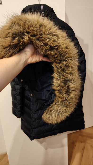 Tommy Hilfiger granatowy puchowy