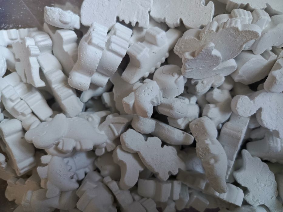 Dinozaury figurki gipsowe