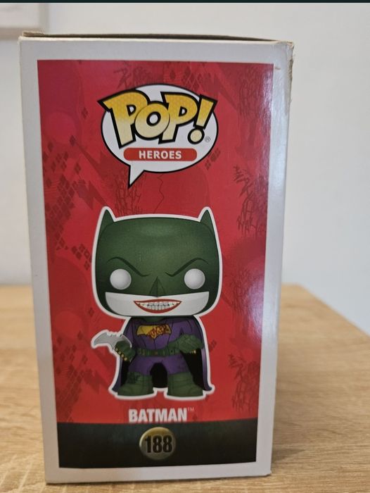 Unikat Funko Pop Suicide Squad Batman Joker # 188 Jared Leto convent