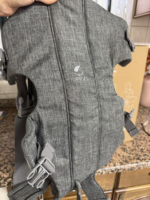 Marsúpio porta-bebés cinza